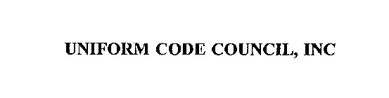 UNIFORM CODE COUNCIL, INC