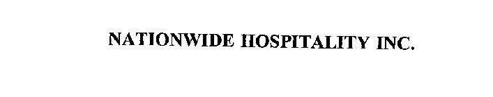 NATIONWIDE HOSPITALITY INC.