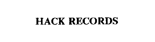 HACK RECORDS
