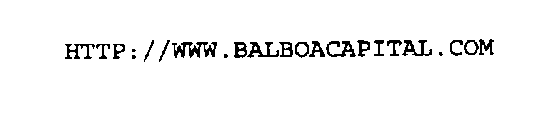 HTTP://WWW.BALBOACAPITAL.COM