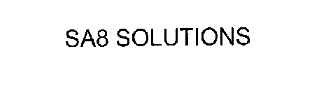 SA8 SOLUTIONS