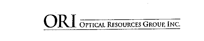 ORI OPTICAL RESOURCES GROUP, INC.