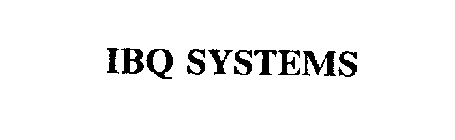 IBQ SYSTEMS