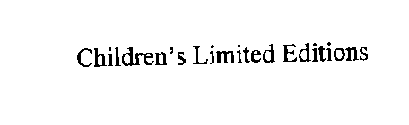 CHILDREN'S LIMITED EDITIONS