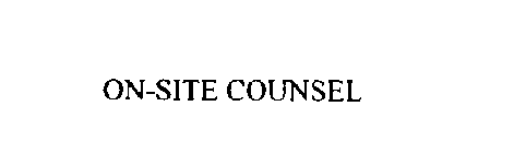 ON-SITE COUNSEL