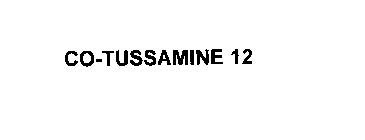 CO-TUSSAMINE 12