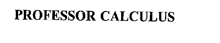 PROFESSOR CALCULUS