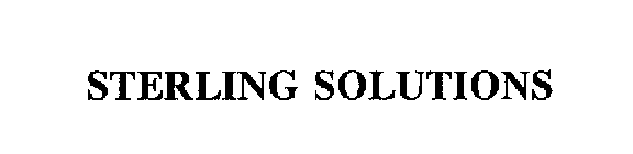 STERLING SOLUTIONS