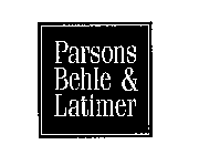 PARSONS BEHLE & LATIMER