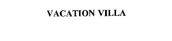 VACATION VILLA