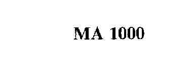 MA 1000