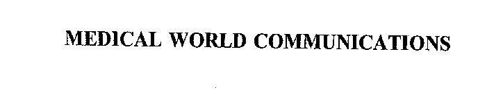 MEDICAL WORLD COMMUNICATIONS