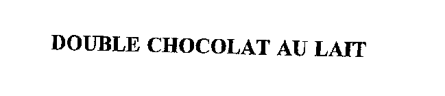 DOUBLE CHOCOLAT AU LAIT