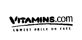 VITAMINS.COM LOWEST PRICE OR FREE