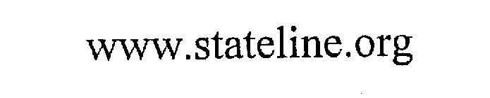 WWW.STATELINE.ORG