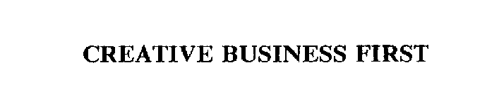 CREATIVE BUSINESS FIRST