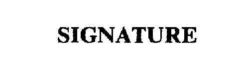 SIGNATURE