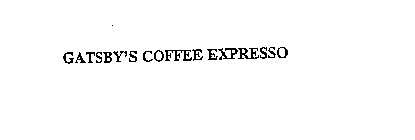 GATSBY'S COFFEE EXPRESSO