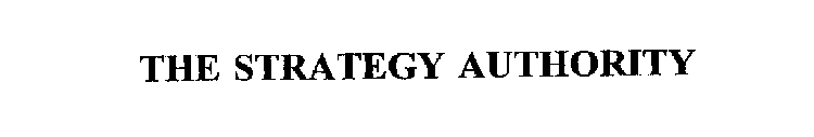 THE STRATEGY AUTHORITY