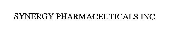 SYNERGY PHARMACEUTICALS INC.