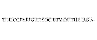 THE COPYRIGHT SOCIETY OF THE U.S.A.