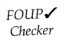 FOUP CHECKER