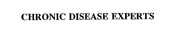 CHRONIC DISEASE EXPERTS