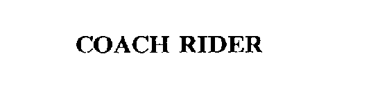 COACH RIDER