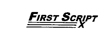 FIRST SCRIPT X