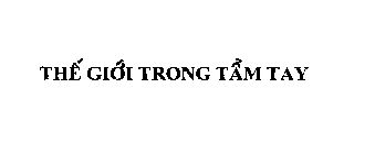 THE GIOI TRONG TAM TAY