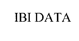 IBI DATA