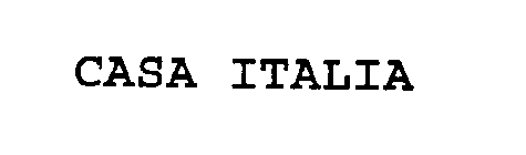 CASA ITALIA