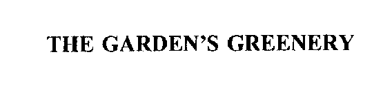 THE GARDEN'S GREENERY