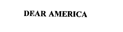 DEAR AMERICA