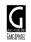 G MADE IN THE USA GAME APPAREL