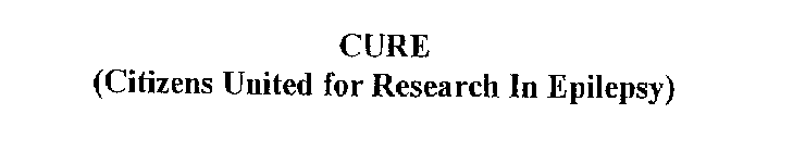 CURE (CITIZENS UNITED FOR RESEARCH IN EPILEPSY)