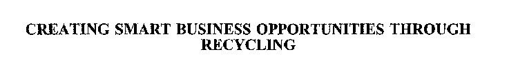 CREATING SMART BUSINESS OPPORTUNITIES THROUGH RECYCLING
