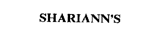 SHARIANN'S