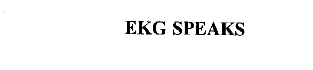 EKG SPEAKS