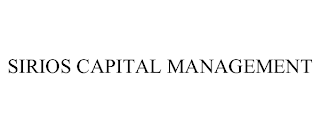 SIRIOS CAPITAL MANAGEMENT