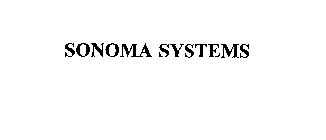 SONOMA SYSTEMS