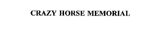 CRAZY HORSE MEMORIAL