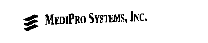 MEDIPRO SYSTEMS, INC.