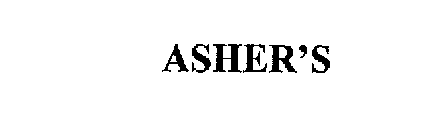 ASHER'S