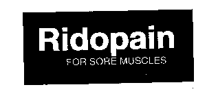 RIDOPAIN FOR SORE MUSCLES