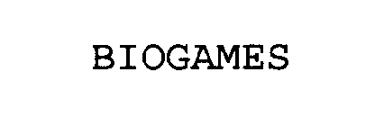 BIOGAMES