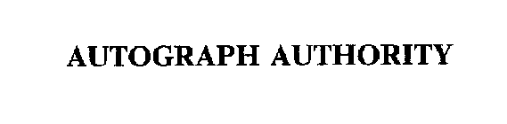 AUTOGRAPH AUTHORITY
