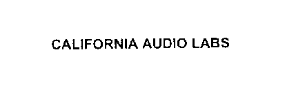 CALIFORNIA AUDIO LABS