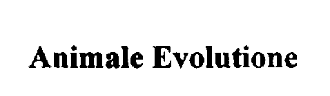ANIMALE EVOLUTIONE