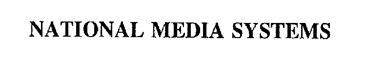 NATIONAL MEDIA SYSTEMS